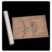The Hobbit An Unexpected Journey Map of Wilderland Art Print